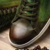 Flash Sale Zelli Russo Calfskin & Crocodile Sneakers (65-201-OLV) Olive