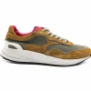 Best Zelli Sal Suede Calfskin Sneakers Moss / Camel (66-212-MOS)