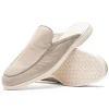 New Zelli Soro Sueded Italian Goatskin Mule (06-112-GRY) Grey