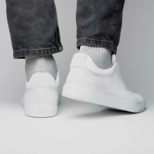 zelli_spettacolare_pebble_14-1.webp Shop Zelli Spettacolare Pebble Grain Slip On Sneakers (65-225-WHT) White