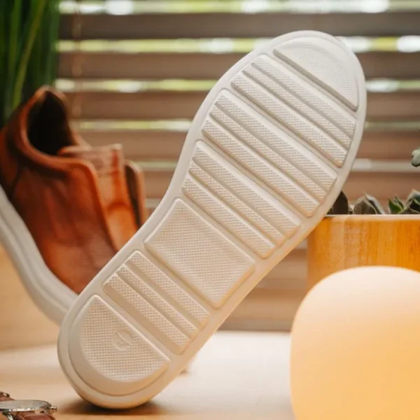 zelli_spettacolare_pebble_9.webp Outlet Zelli Spettacolare Pebble Grain Slip On Sneakers (65-225-CGN) Cognac