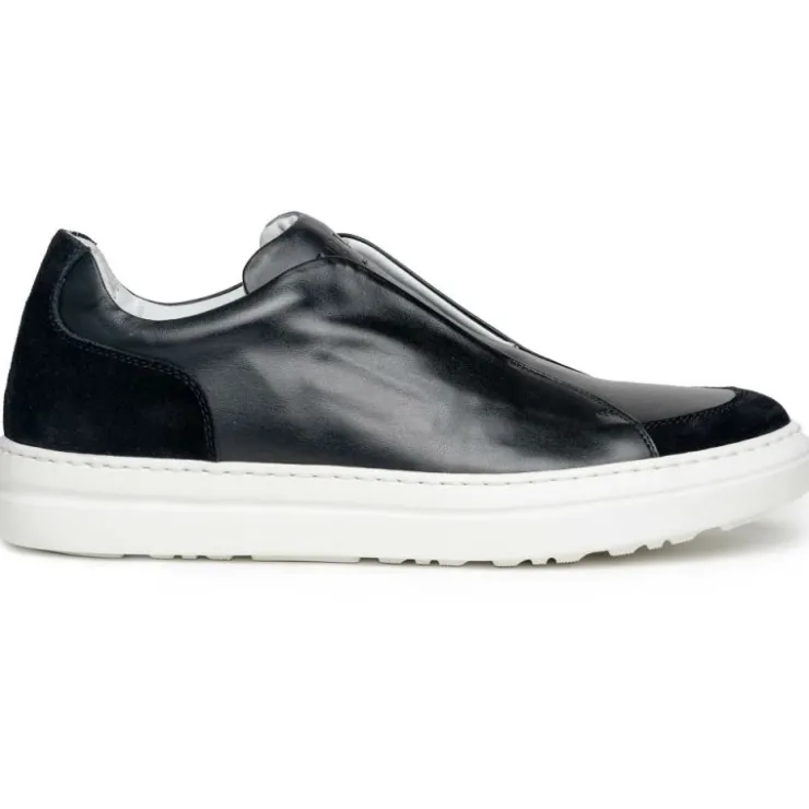 Cheap Zelli Spettacolare Slip On Sneakers (65-219-BLK) Black