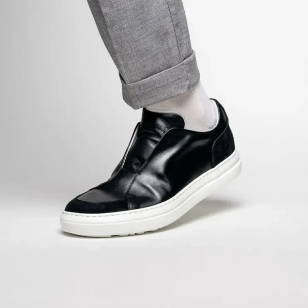Cheap Zelli Spettacolare Slip On Sneakers (65-219-BLK) Black