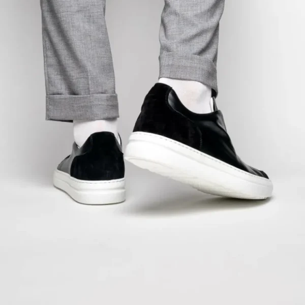 Cheap Zelli Spettacolare Slip On Sneakers (65-219-BLK) Black