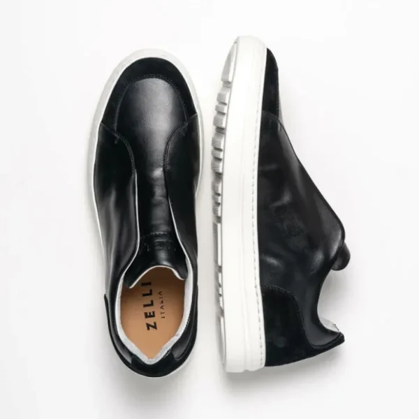 Cheap Zelli Spettacolare Slip On Sneakers (65-219-BLK) Black