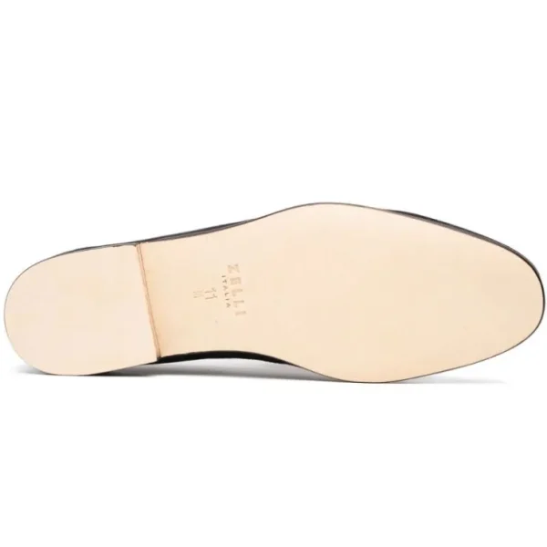 zelli_tippa_suede__calfsk_4.webp Best Zelli Tippa Suede / Calfskin Penny Loafers (16-672-GRY) Grey