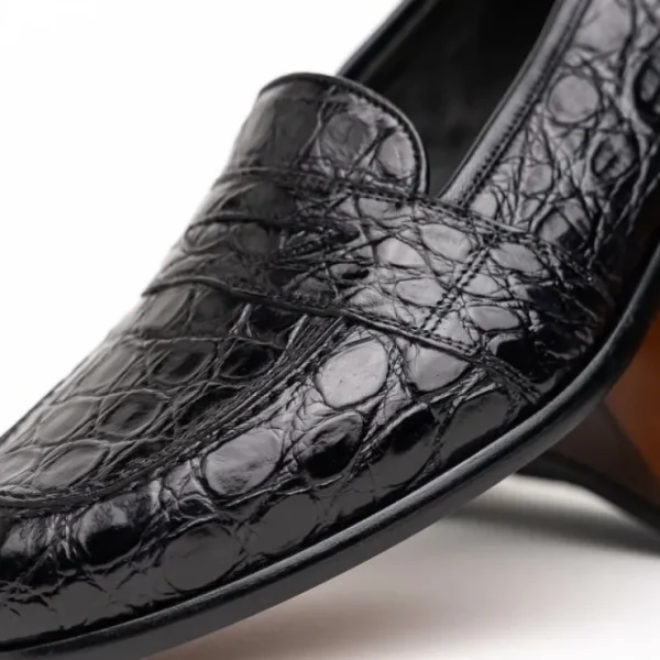 zelli_tuscany_crocodile_s_2.webp Cheap Zelli Tuscany Crocodile Slip-On (11-119-BLK) Black