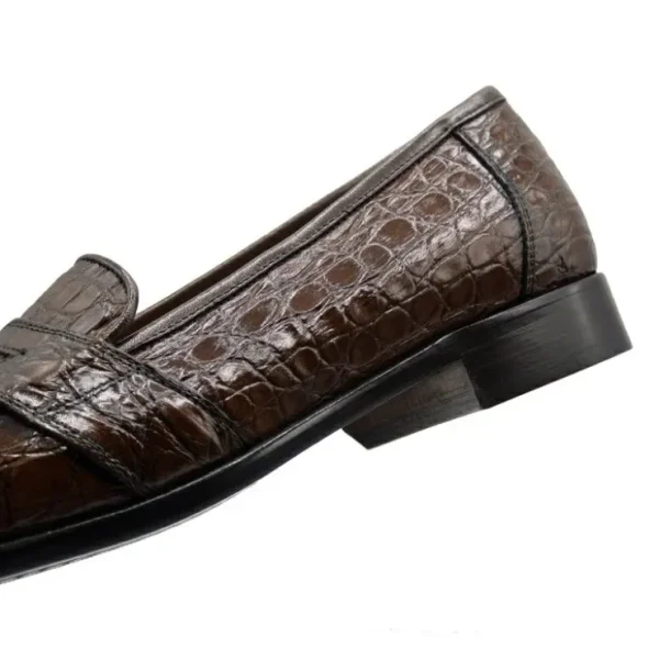 zelli_tuscany_crocodile_s_3-1.webp Discount Zelli Tuscany Crocodile Slip-On (11-119-CGN) Cognac