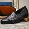 Cheap Zelli Tuscany Crocodile Slip-On (11-119-BLK) Black