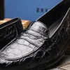 Cheap Zelli Tuscany Crocodile Slip-On (11-119-BLK) Black