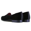 Hot Zelli Velvet Tuxedo Shoes (10-102-BLK) Black