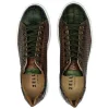 Store Zelli Vento Woven Sneakers Cognac / Green (65-205-CGN) Cognac/Green