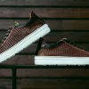 Store Zelli Vento Woven Sneakers Cognac / Green (65-205-CGN) Cognac/Green