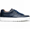 Hot Zelli Vivo Italian Tumbled Calfskin Sneakers Safari Jean (65-348-NVY) SafariJean