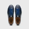 Hot Zelli Vivo Italian Tumbled Calfskin Sneakers Safari Jean (65-348-NVY) SafariJean