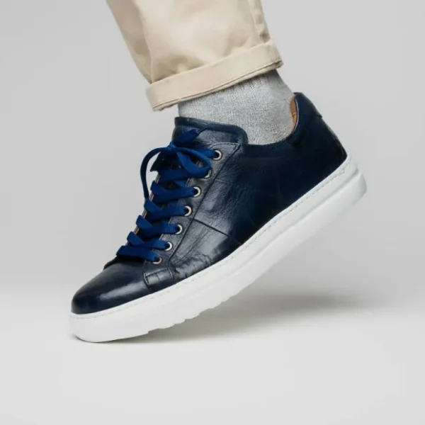zelli_vivo_italian_tumble_6.webp Hot Zelli Vivo Italian Tumbled Calfskin Sneakers Safari Jean (65-348-NVY) SafariJean